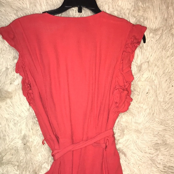Express Wrap Ruffle Maxi Dress - Picture 8 of 8